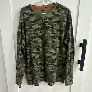 Helly Hansen Workwear Kensington Camo Long Sleeve Tee Shirt XL